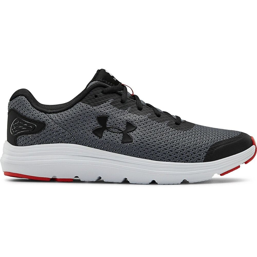 Under Armour Running Shoes Mens Sz 12 Black Mesh Surge Sneakers 3022595-100 NEW